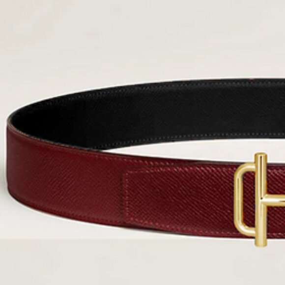 Hermes Royal belt buckle & Reversible leather - Picture 10 of 12